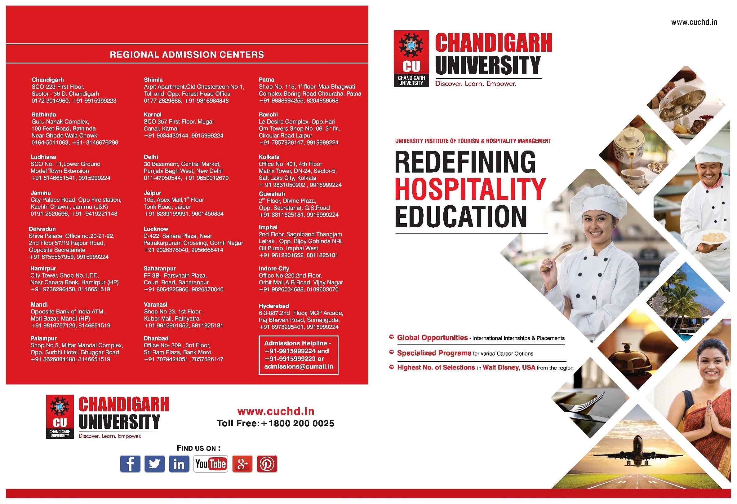 travel and hospitality courses in chandigarh