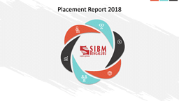 Placement Brochure 2018