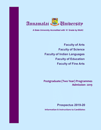 Postgraduate (Two Year) Programmes Admission- 2019 Brochure
