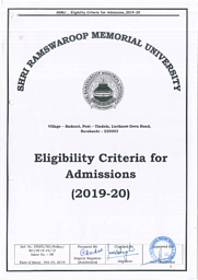 Admission Guidelines