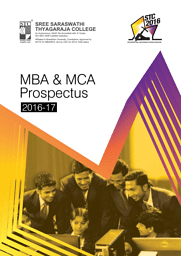 Prospectus MBA & MCA