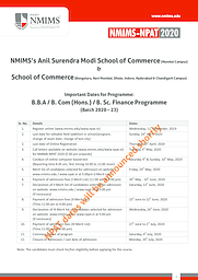 School of commerce admission Brochure