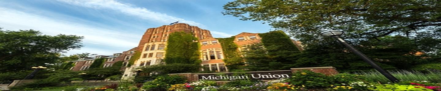 University of Michigan banner