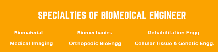 Specialties of Biomedical Engineer
