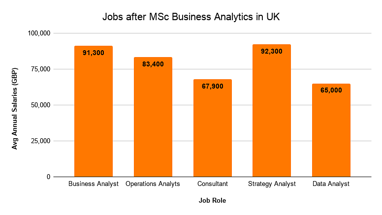 Jobs after MSc in Business Analytics in UK