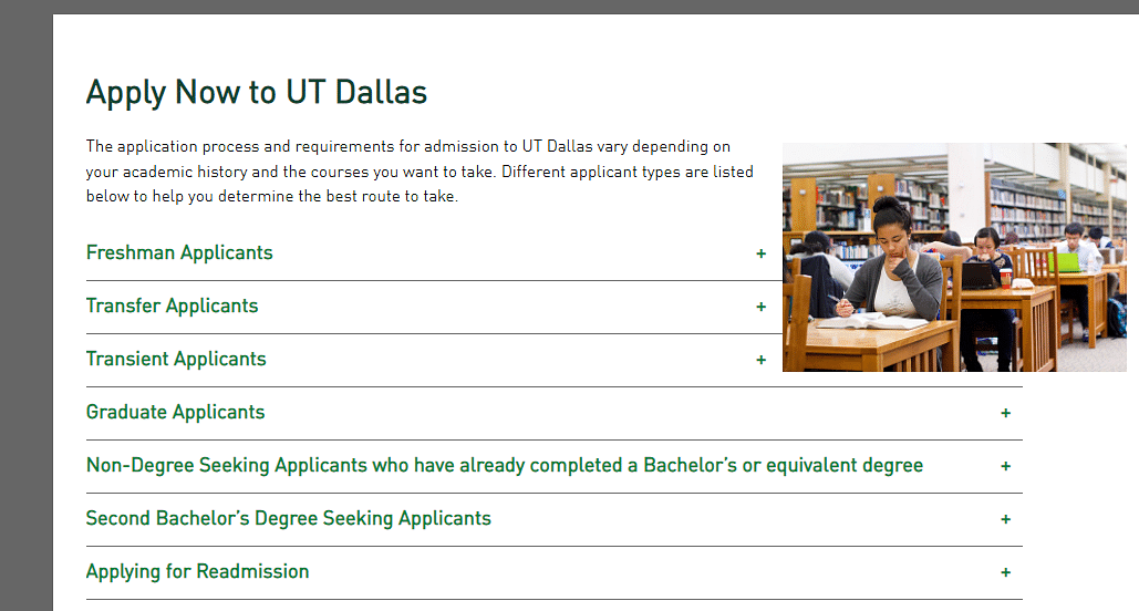 ut dallas undergraduate application deadline