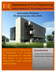 Ph.D. Civil Engineering - Brochure